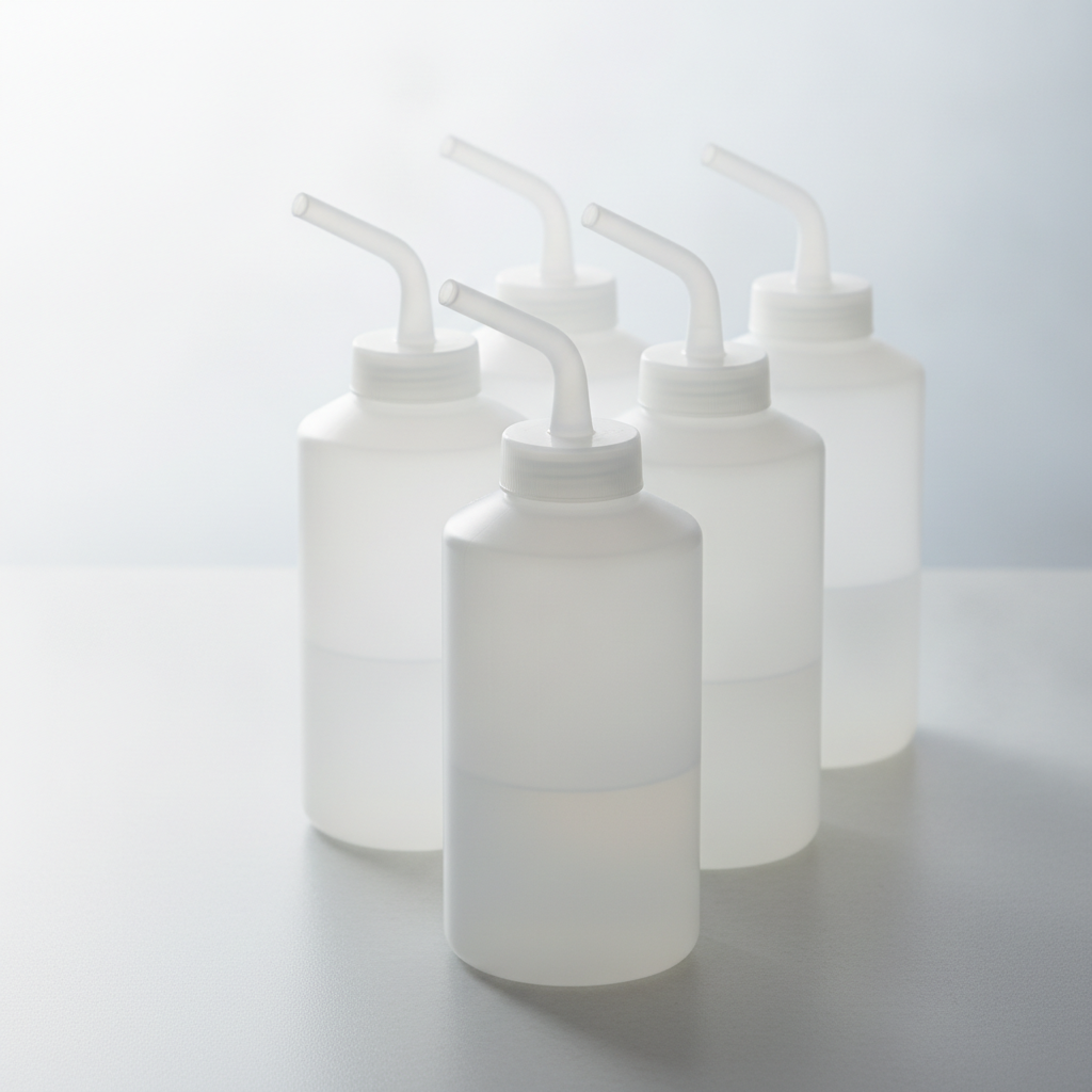 Wash Bottle Set, 4 x 500 mL