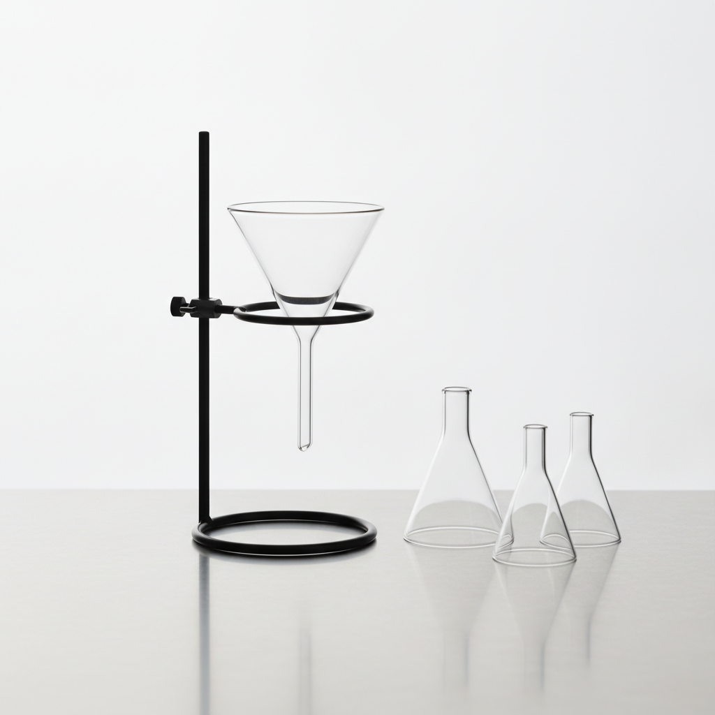 Glass Funnel Set, 3 pc