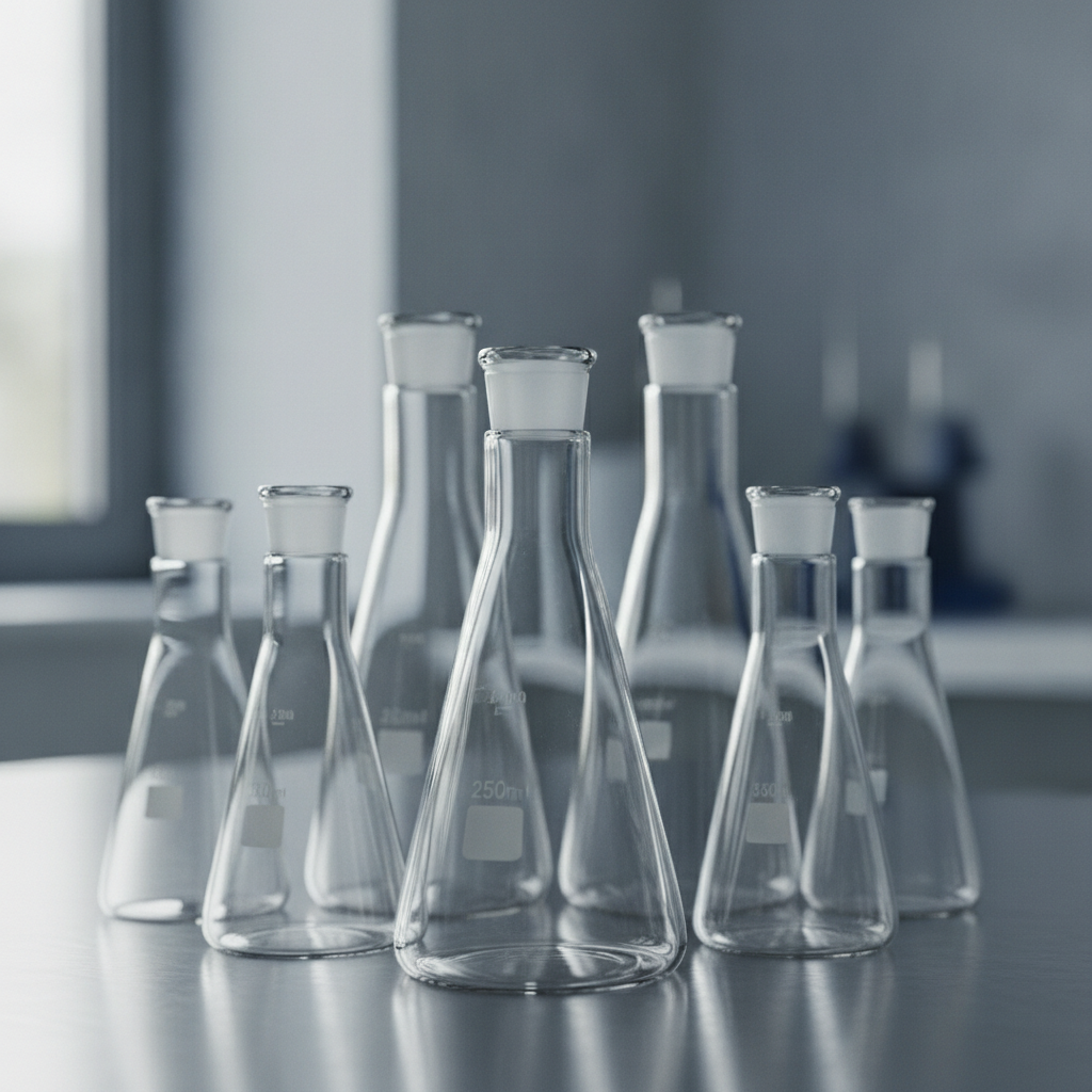 Volumetric Glassware Set, Class A 6 pc