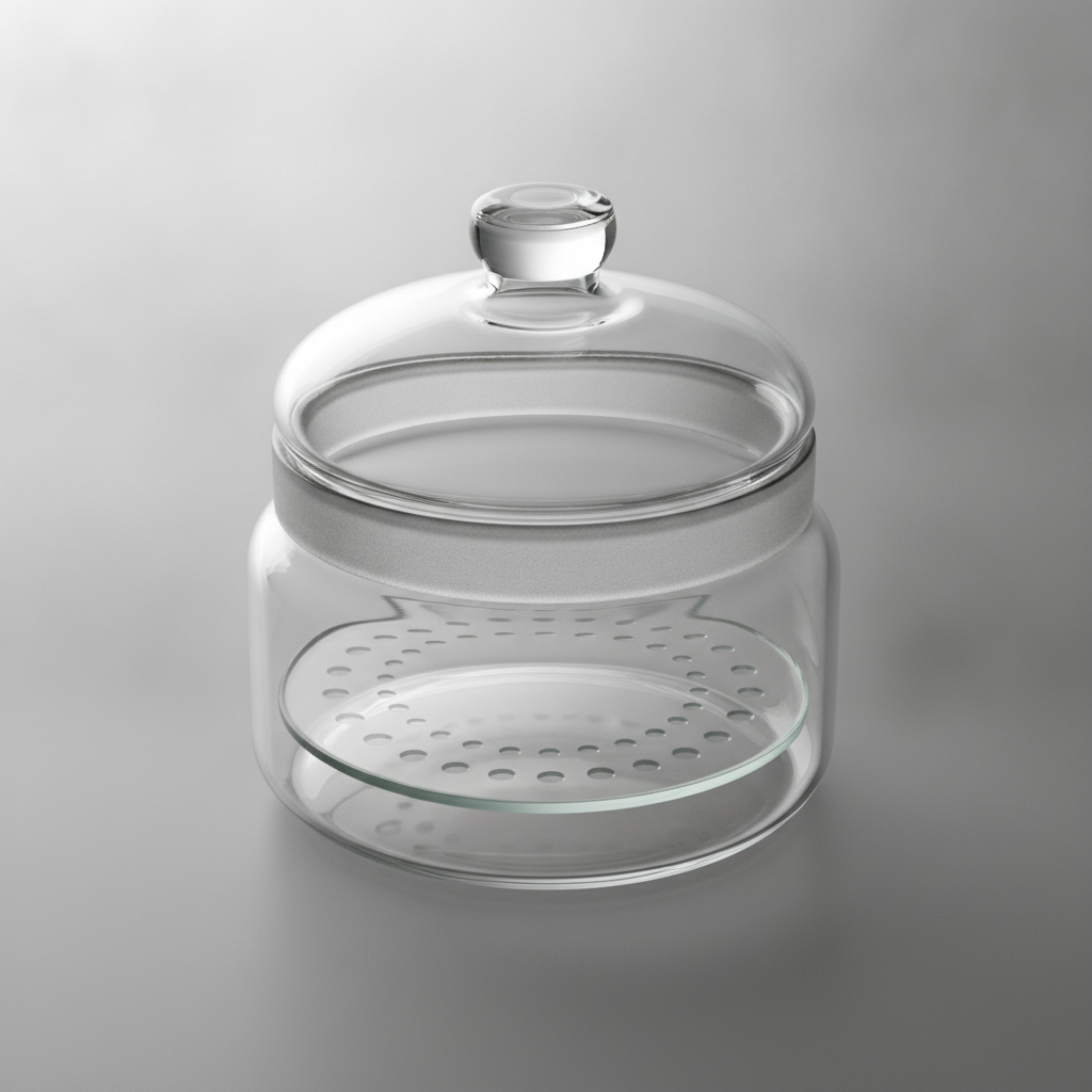 Desiccator, Glass 250 mm with Plate