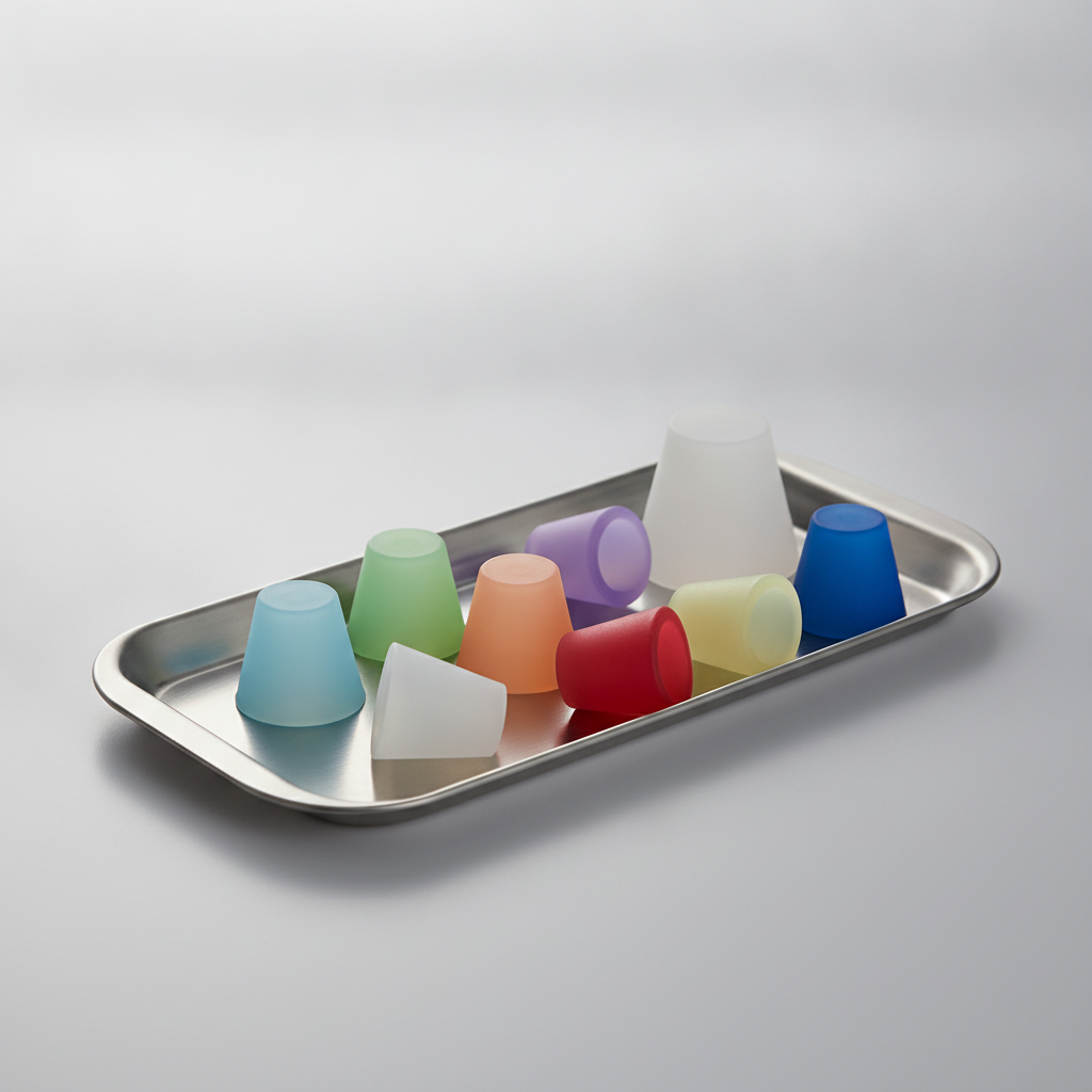 Silicone Stopper, Assorted 8 pc