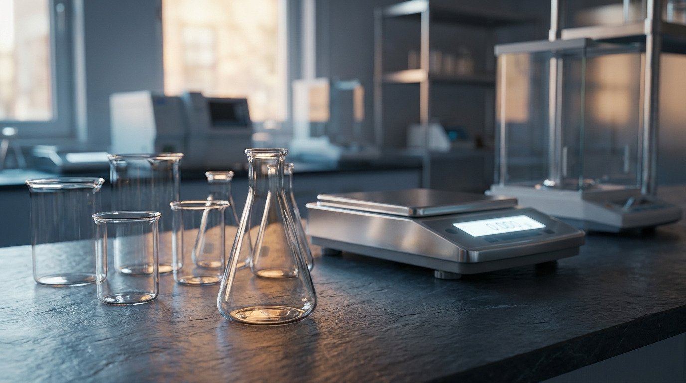 Laboratory glassware and precision instruments